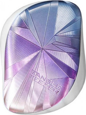 Tangle Teezer Compact Styler Smashed Holo Blue Perie Pentru păr pentru Detangling