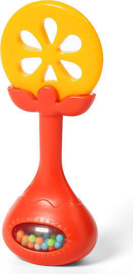 Babyono Teething Rattle for Teething Relief made of Silicone for 3 Months+