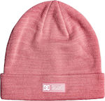 DC Label Beanie Beanie Knitted in Pink color