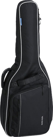 Gewa Economy 12 Wasserdicht Hülle Klassische Gitarre Gepolstert 3/4 Schwarz