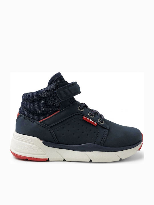 Levi's Kids Boots with Lace Navy Blue
