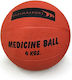Yakimasport Μπάλα Medicine 23cm , 4kg σε Κόκκινο Χρώμα