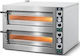 Cuppone Tiziano TZ 420/2M Elektrisch Pizzaofen Schamottestein 4.2kW 73x65x84cm