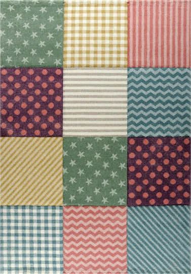 Tzikas Carpets 19307-110 Παιδικό Χαλί Πολύχρωμο 160x230cm Πάχους 13mm