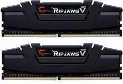 G.Skill Ripjaws V 32GB DDR4 RAM με 2 Modules (2x16GB) και Ταχύτητα 3600 για Desktop