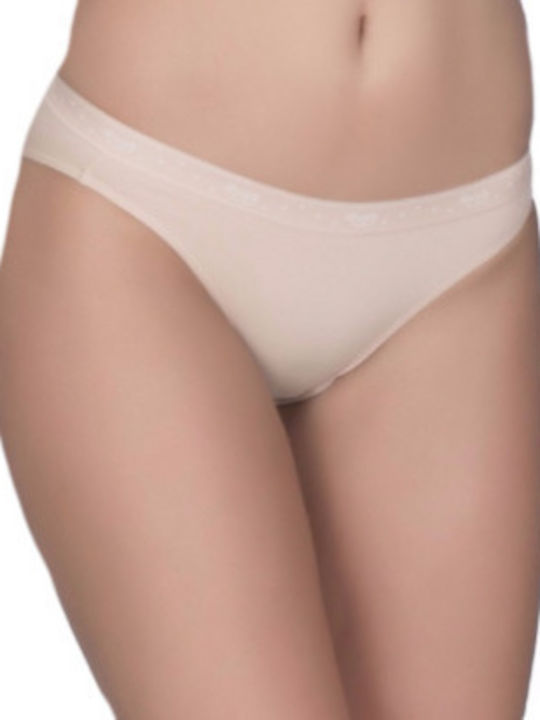 Sloggi 24/7 100 Mini Baumwolle Damen Slip Beige