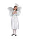 Kids Christmas Costume Angel Little Angel White