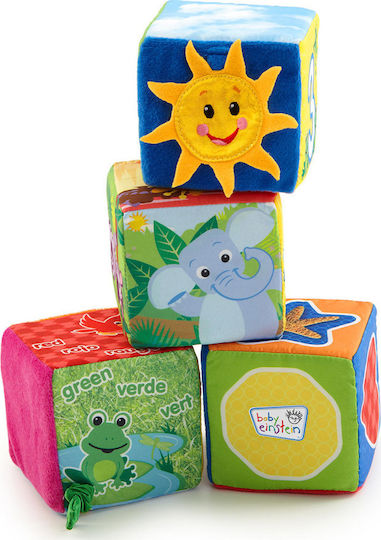 Baby Einstein Παιχνίδι Στοίβαξης Explore and Discover Soft Block για 3+ Μηνών