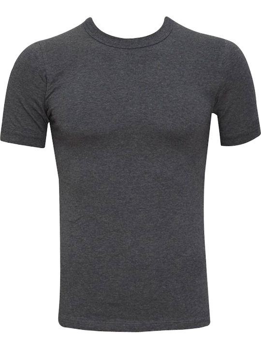 Men's Undershirt Short-sleeved Anthracite