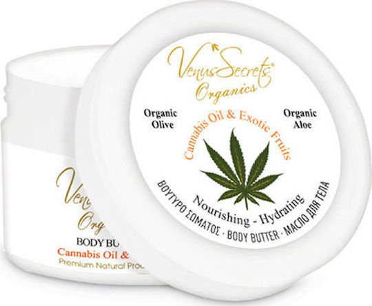 Venus Secrets Cannabis Oil & Exotic Fruits Хидратиращ Масло за тяло с Алое вера за суха кожа 280мл