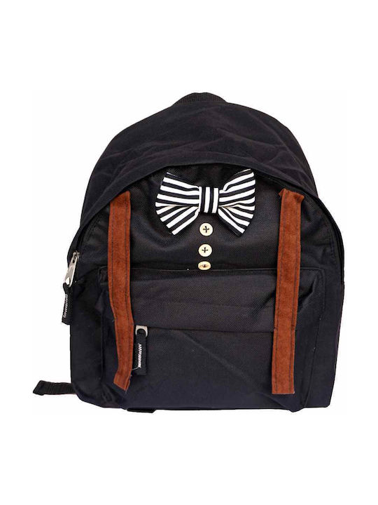 E.B. By Evie Boutara Bow Ties Kids Bag Backpack Black 30cmx10cmx33cmcm