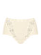 Chic Maxi High-waisted Women's Boxer with Lace Beige