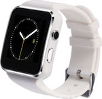 X6 45mm Smartwatch με SIM (Λευκό)