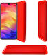 Lime Velvet Back Cover Silicone Red (Redmi 7)