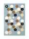 Saint Clair Polygon Παιδικό Χαλί Γαλάζιο 150x200cm