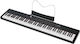 Thomann Electric Stage Piano SP-320 with 88 Semi-Weighted Keys Built-in Speakers and Connection with Headphones and Computer Black