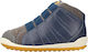 Garvalin Kids Suede Boots Navy Blue