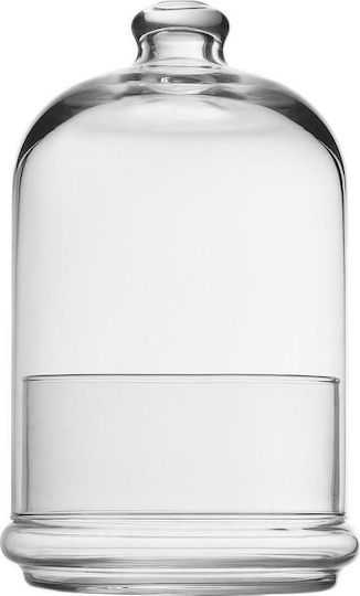 Espiel Glass Sweet Jar Midi Patisserie with Lid Transparent 11.5x11.5x19cm