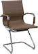 Chair Visitor BS8250 with Arms Coffee 57x54x90cm 1pcs