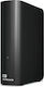 Western Digital Elements Desktop USB 3.0 External 3.5" HDD 2TB Black