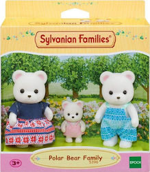 Epoch Toys Miniature Toy Polar Bear Family Sylvanian Families for 3+ Years