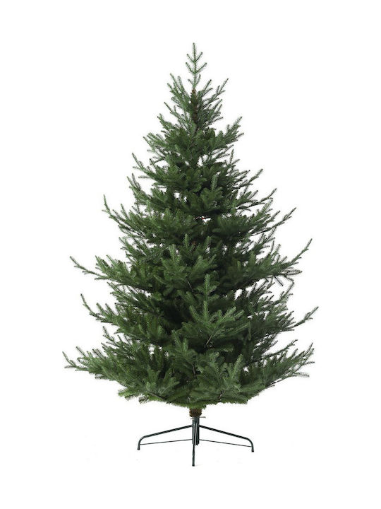Χριστουγεννιάτικο Δέντρο Natural Πράσινο 240εκ με Μεταλλική Βάση