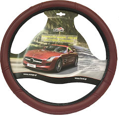 Auto Gs Auto-Lenkradabdeckung mit Durchmesser 36cm aus Kunstleder Rot