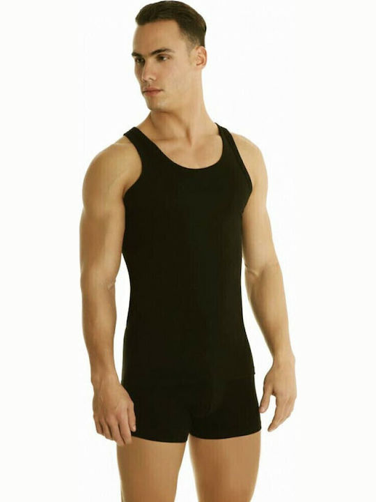 Palco 6/407 Men's Undershirts Sleeveless in Black Color 2Pack