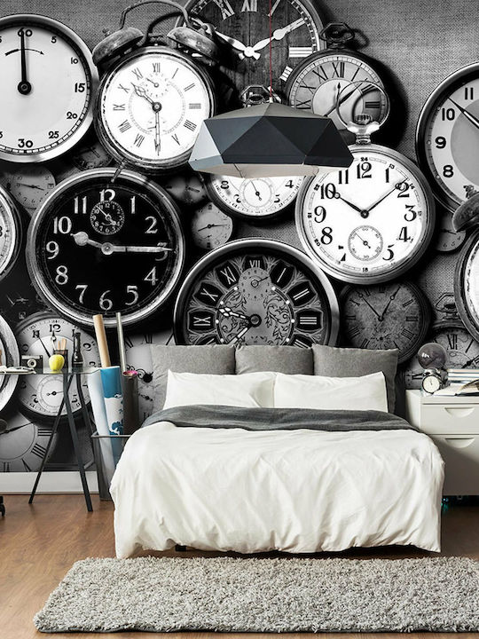 Fototapet de Perete Retro Clocks 400x280 Tesatura L400xW280cm