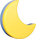 Keskor Led Kids Decorative Lamp Moon Yellow