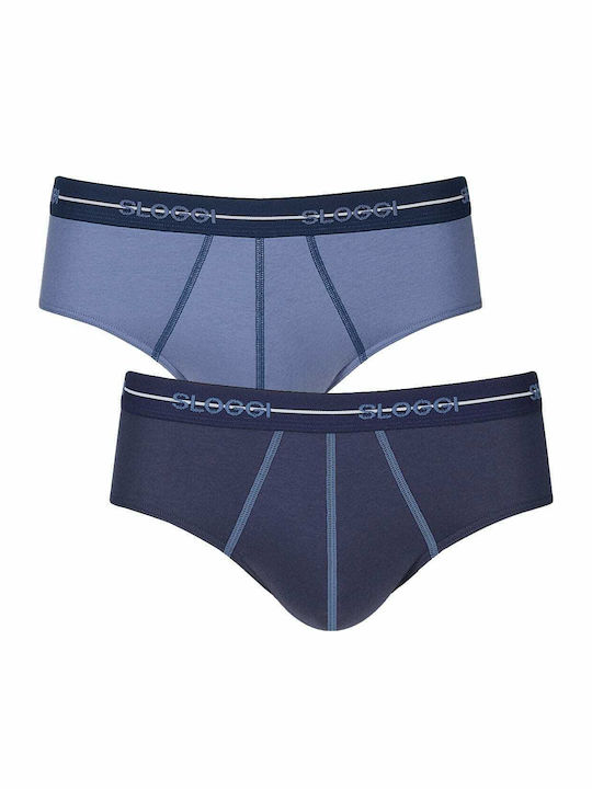 Sloggi Start Midi Herren Slips Blau 2Packung