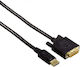 HAMA Kabel DVI-D-Stecker - DisplayPort-Stecker 1.8m Schwarz (00054593)