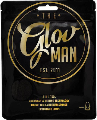 Glov Man Exfoliating Bath Sponge Black