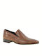 Damiani 238 Men's Leather Casual Shoes Tabac Brown