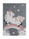 Newplan Kids Synthetic Rug 1320 Unicorn 133x190cm 5mm