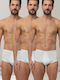 Ανδρικά Σλιπ Λευκά 3Pack