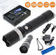 Well Rechargeable Flashlight LED with Maximum Brightness 220lm