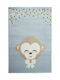 Ezzo 8612 Kids Rug Albastru deschis 160x230cm Thickness 12mm