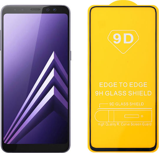 Idol 1991 9D Пълно лепило Закалено стъкло за цялото лице (Galaxy A80)