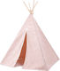 Nobodinoz Kids Indian Teepee Play Tent Phoenix White