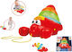 MG Toys Συρόμενο Παιχνίδι Pull Along Crab Stacker με Φως για 12+ Μηνών
