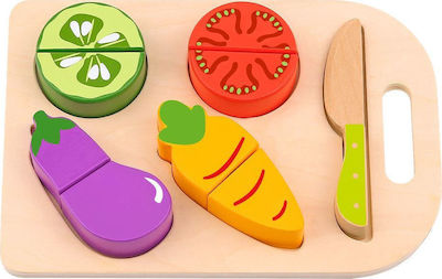 Tooky Toys Fruits & Vegetables Toy Κόβωντας Λαχανικά made of Wood for 2+ Years Old