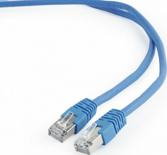 Cablexpert F/FTP Kat.6 (Gigabit) Netzwerkkabel Ethernet 2m Blau