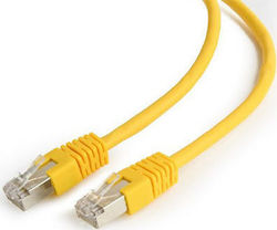 Cablexpert PP6-1M/Y F/FTP Cat.6 Καλώδιο Ethernet 1m Κίτρινο