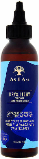 As I Am Dry Itchy Scalp Care Ulei de păr pentru Hidratare împotriva Mătreții 120ml