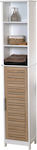 Evideco Floor Bathroom Column Cabinet L35xD26xH173cm Natural