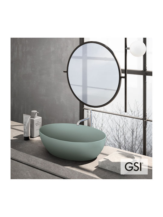 GSI Pura Countertop Sink Porcelain 60x42x16cm Chiaggio