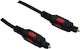 Bridgecable Optical Audio Cable TOS male - TOS male Μαύρο 3m (31196A)