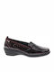 1114L Leather Women's Moccasins in Burgundy Color
