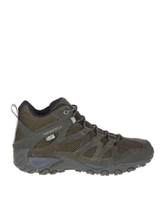 Merrell Alverstone Mid GTX Ανδρικά Ορειβατικά Μποτάκια Αδιάβροχα με Μεμβράνη Gore-Tex Καφέ